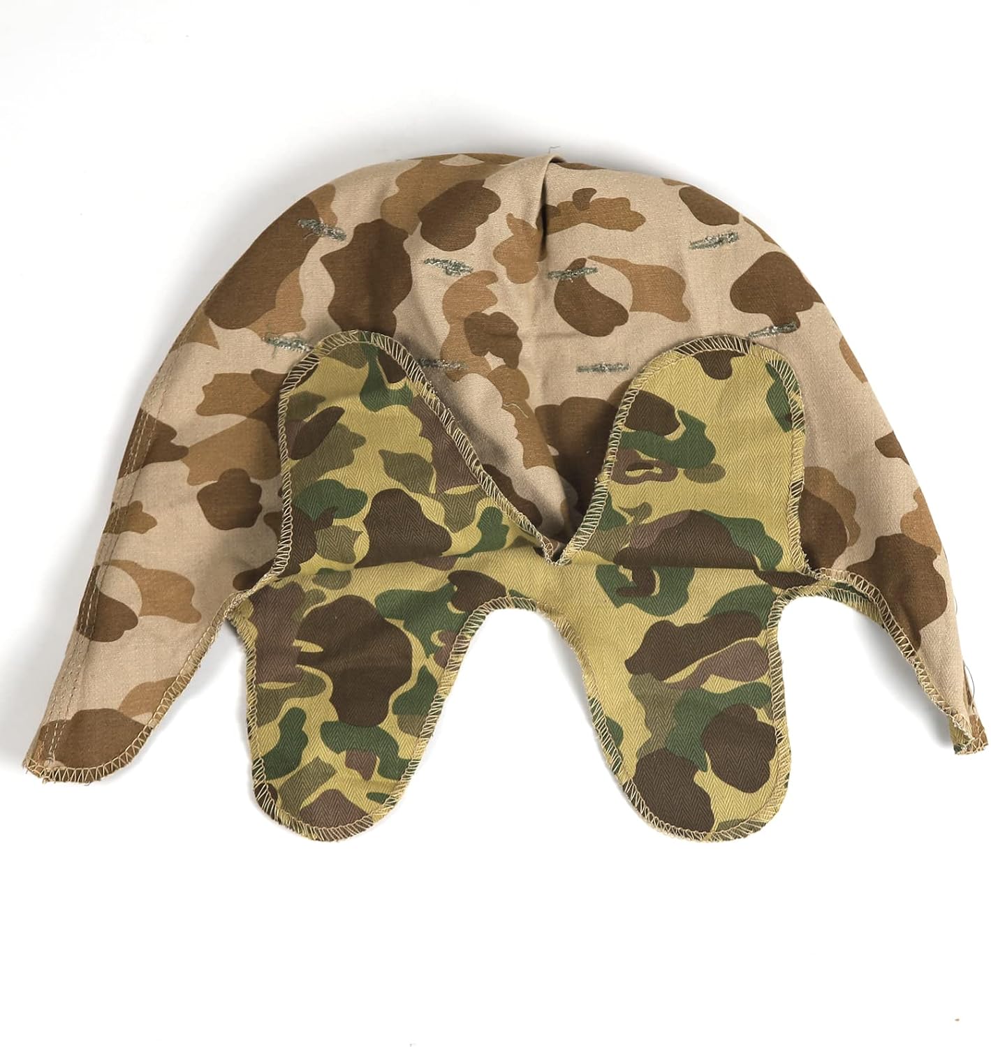 WW2 USMC US Helmet Cover Pacific M1 Reversible Camouflage Reproduction