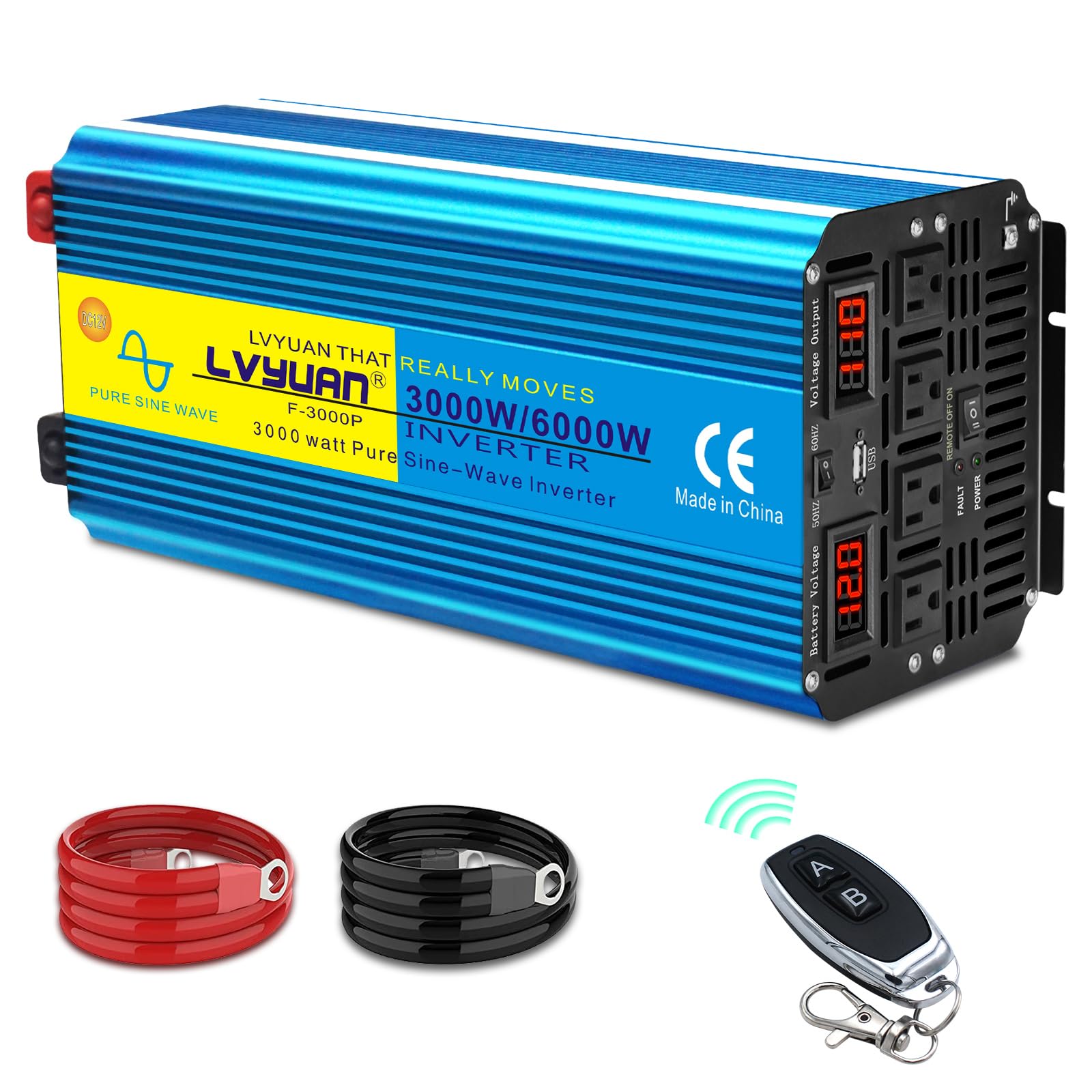 Amazon.co.jp: 2024モデル LVYUAN（リョクエン）インバーター 正弦波