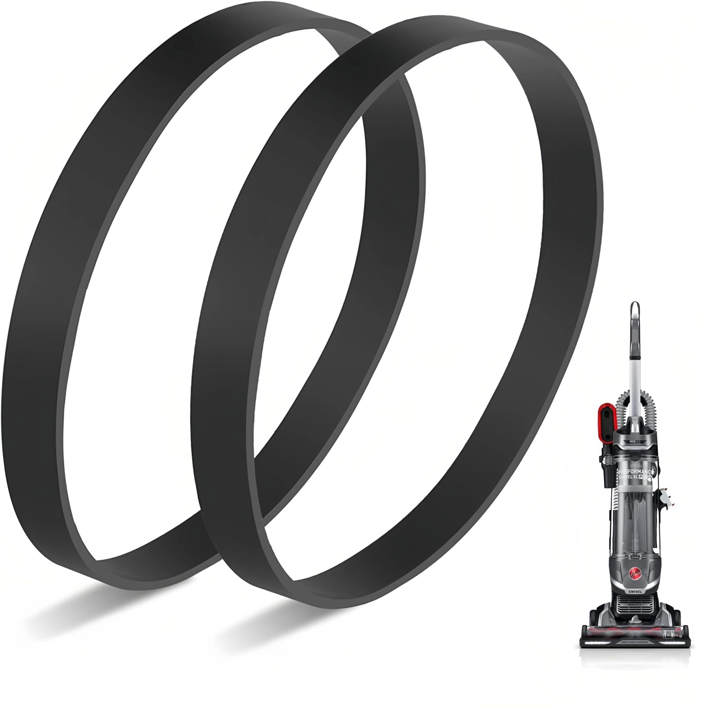 JEDELEOS Replacement Belts for Hoover High Performance and Elite Swivel XL Pet Upright Vacuum UH75200, UH75210, UH75250, UH75110, UH75100, UH75150, UH75160 Series (Pack of 2)