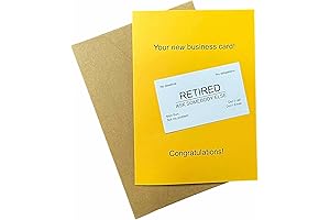 thinkor Funny Retirement Card for Woman Retirement Gift Ideas