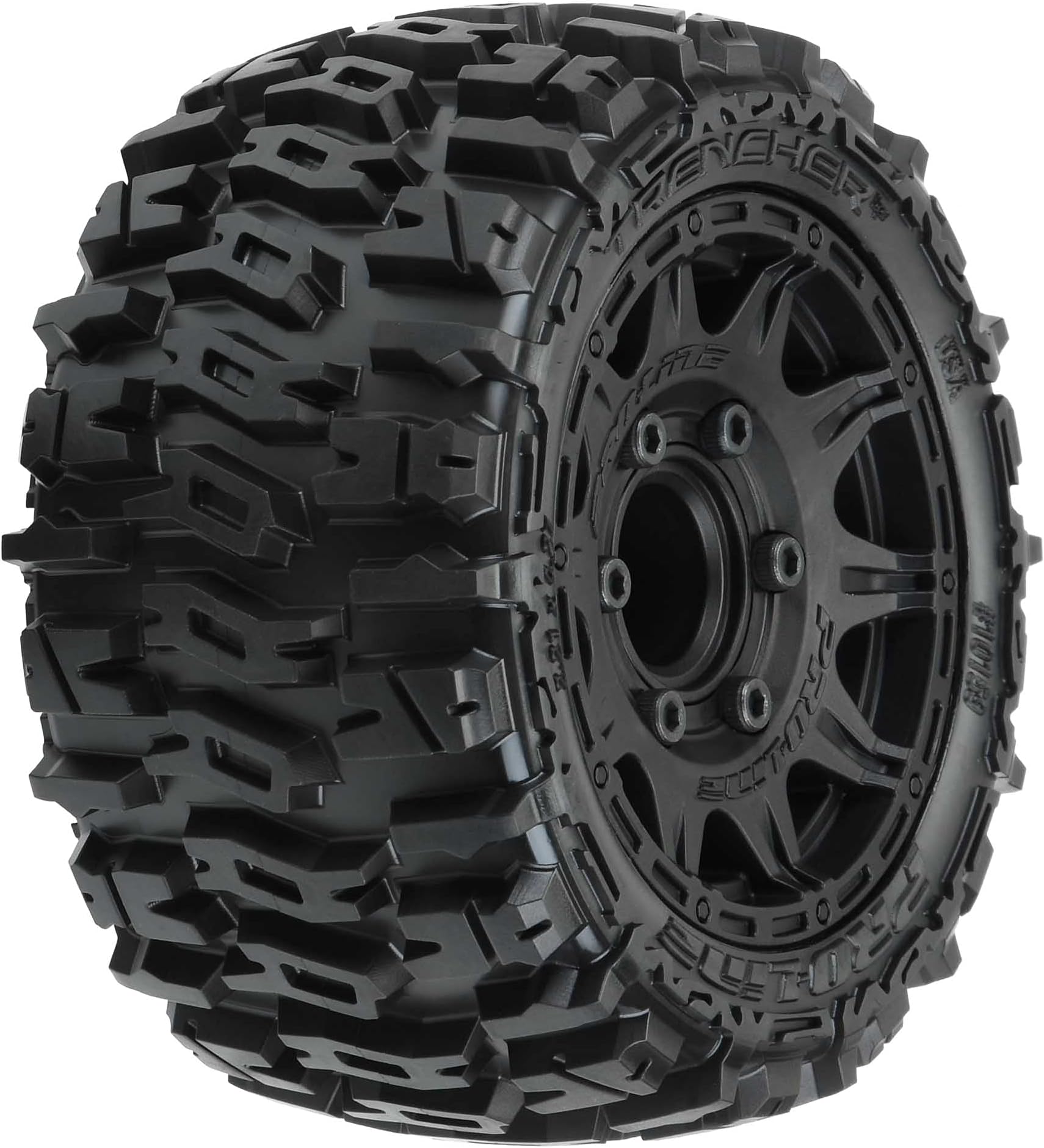 Proline Trencher 2.8 All Terr Blk Raid 6x30 Rem. Hex Wheels