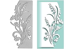 Elegant Floral Lace Die Cut Stencils for DIY Craft