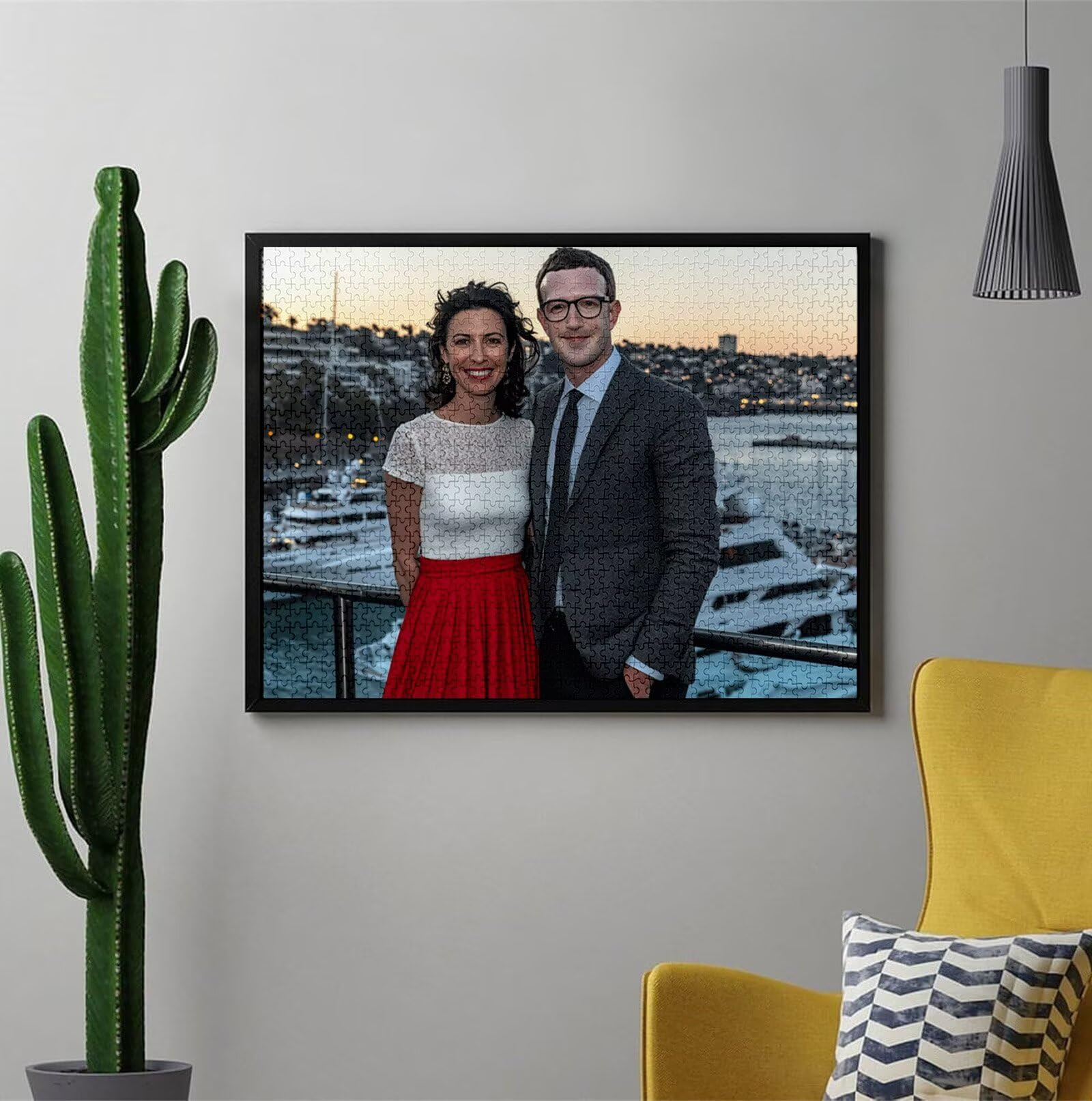 Personalisiertes Puzzle mit Eigenem Foto - 1000/1314/1500/2000/3000/4000/5000 Teile, Puzzle Selbst Gestalten, Personalisierte Geschenk für Familie, Paare & Haustierfans Geburtstag, Weihnachten C-3318