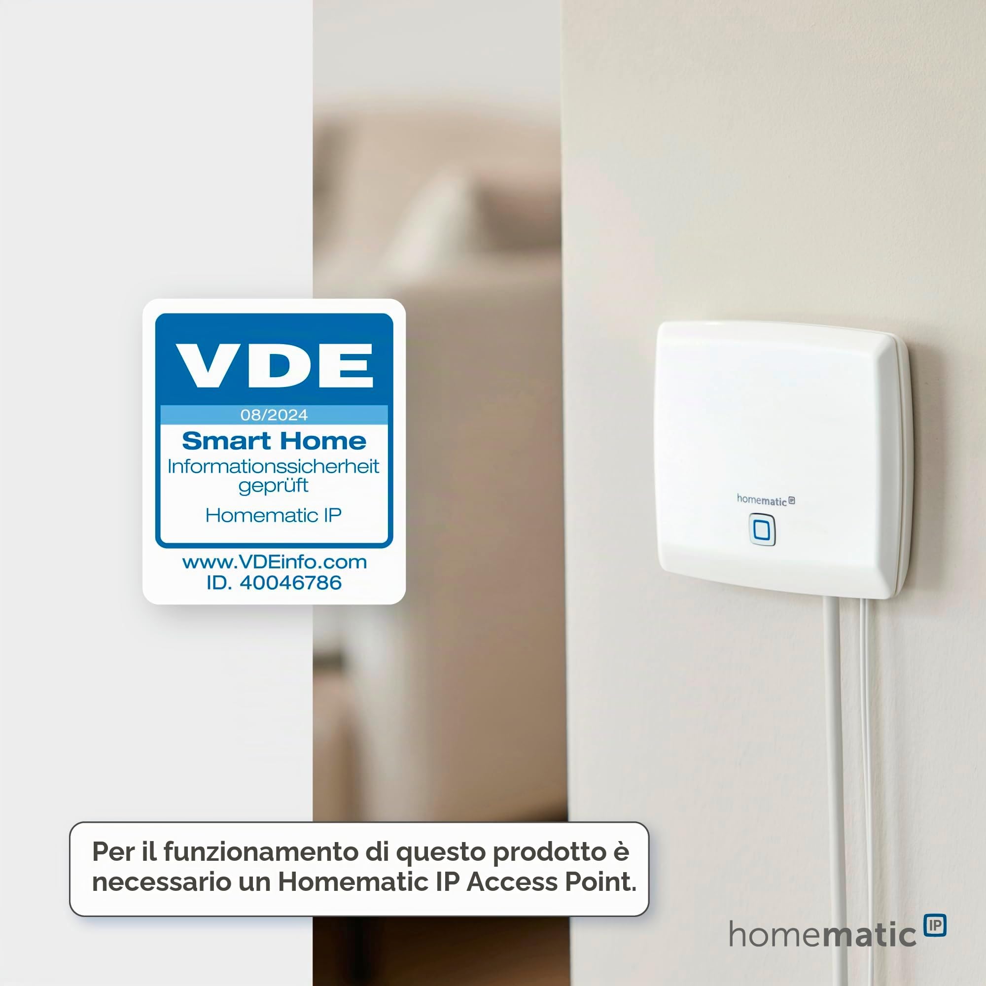Homematic IP, Smart Home, 162114A0 - Attuatore di irrigazione intelligente da giardino