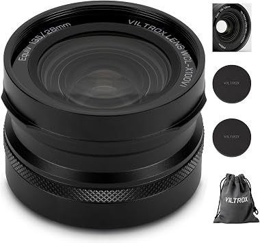 VILTROX WCL-X100VI Wide Conversion Lens for Fuji X100 Series Camera, 0.8X Wide Angle Auto Recognition Lens for Fujifilm X100VI, X100V, X100F, X100S, X100 Cameras
