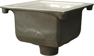 Zurn FD2375-NH3 A.R.C. Floor Sink, 6" Sump Depth, 3" No-Hub Connection, 12" x 12"