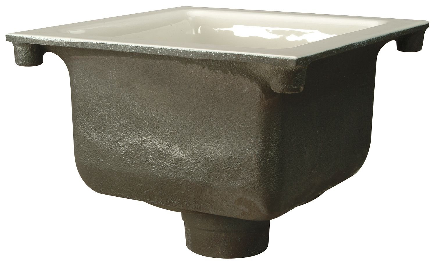 Zurn FD2375-NH4 A.R.C. Floor Sink, 6" Sump Depth, 4" No-Hub Connection, 12" x 12"