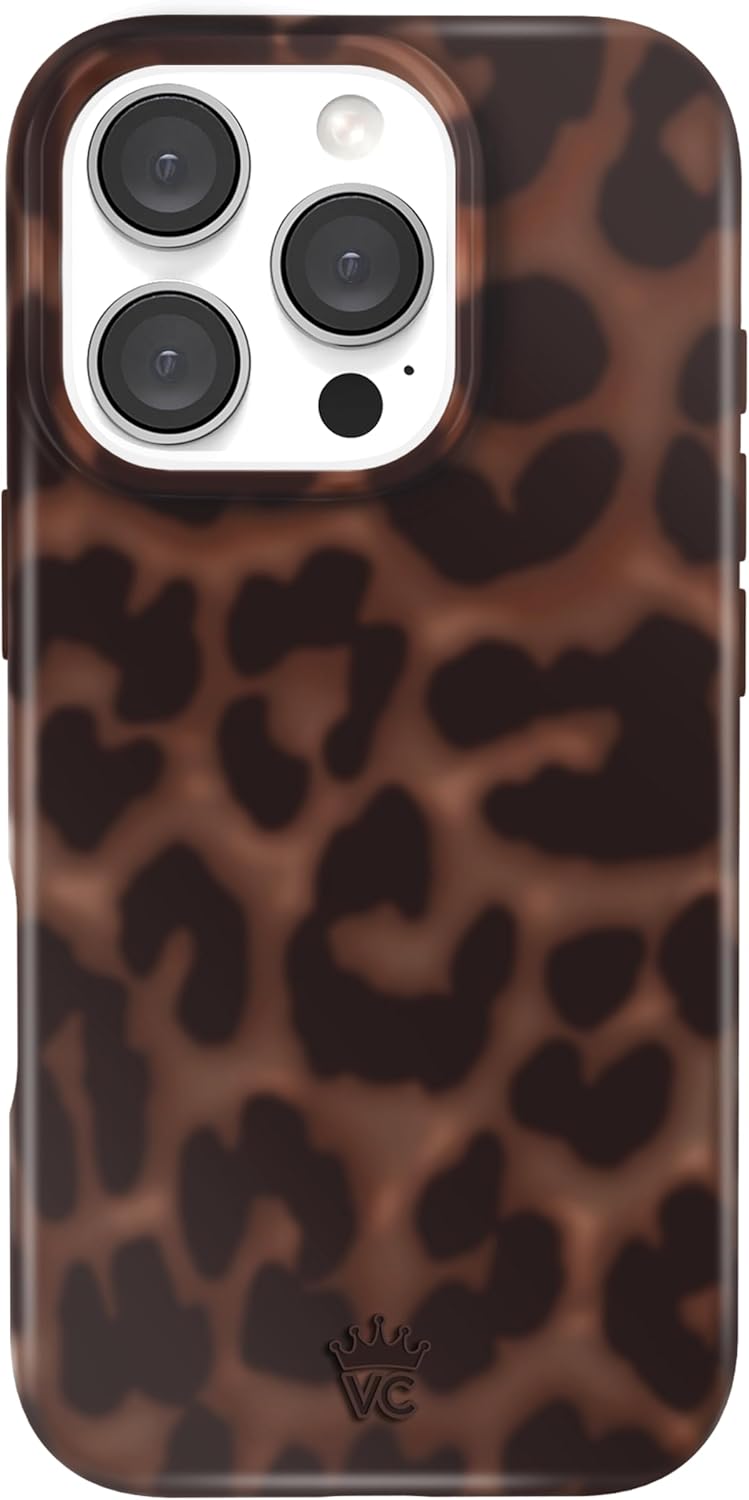 VELVET CAVIAR for iPhone 16 Pro Case - Compatible with MagSafe [10ft Drop Tested] - It Girl Leopard Print