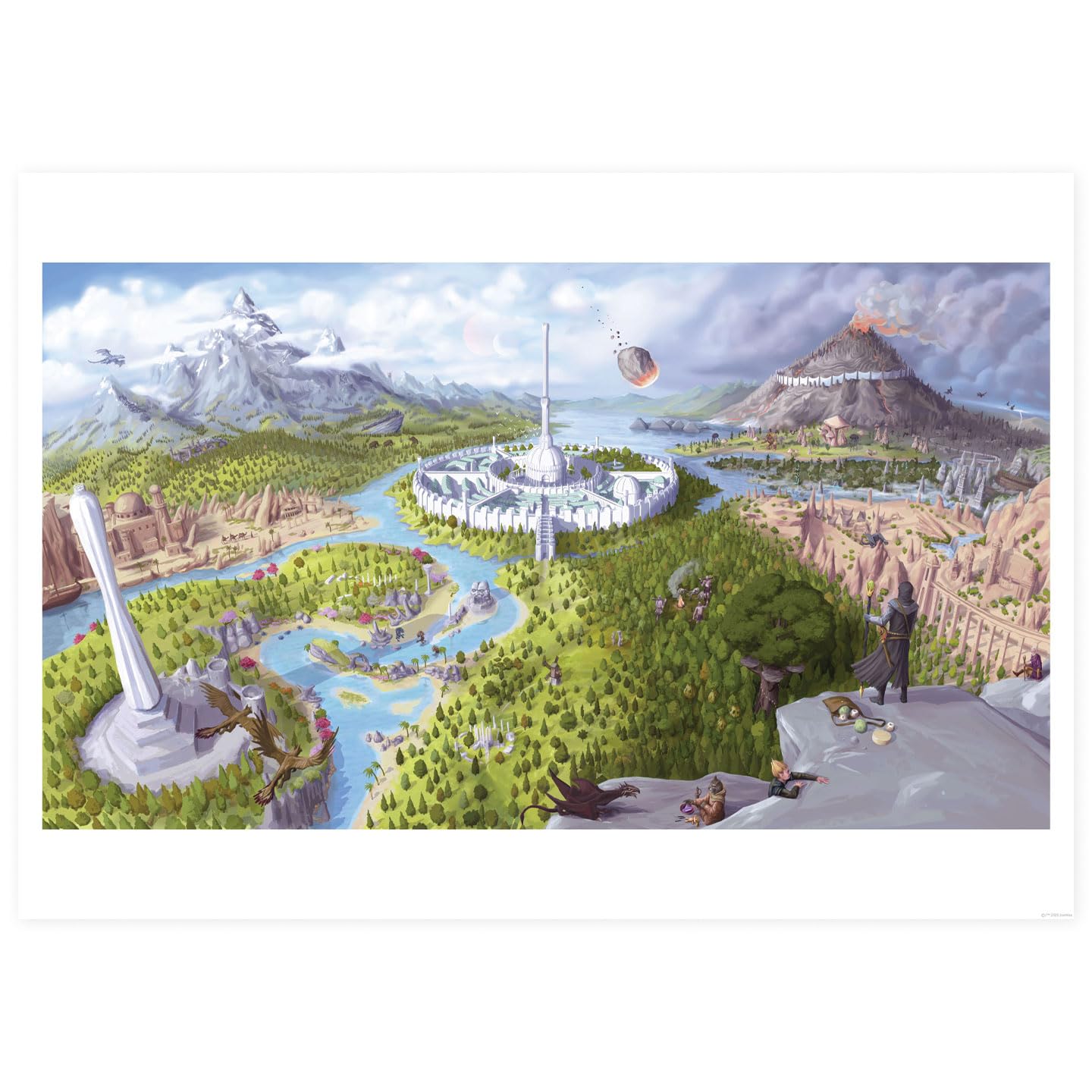 Fanattik Multi The Elder Scrolls Iv: Oblivion A3 Art Print