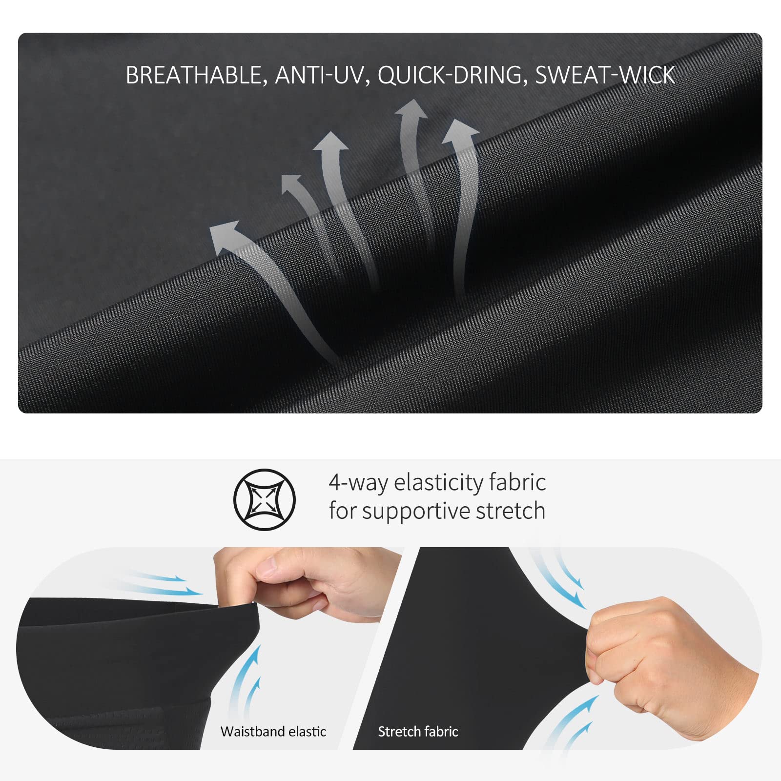 Santic Pantaloncini da ciclismo da donna 2 in 1, pantaloncini da ciclismo con fascia alta imbottita