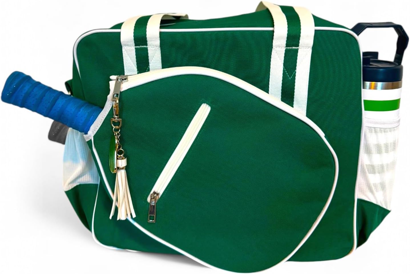Lola Pickleball Tote Bag for Women - Designer Pickleball Bag with Paddle Storage, Zip Pockets & Shoulder Strap, Chic, Durable, Water-Resistant Pickle Ball Bags