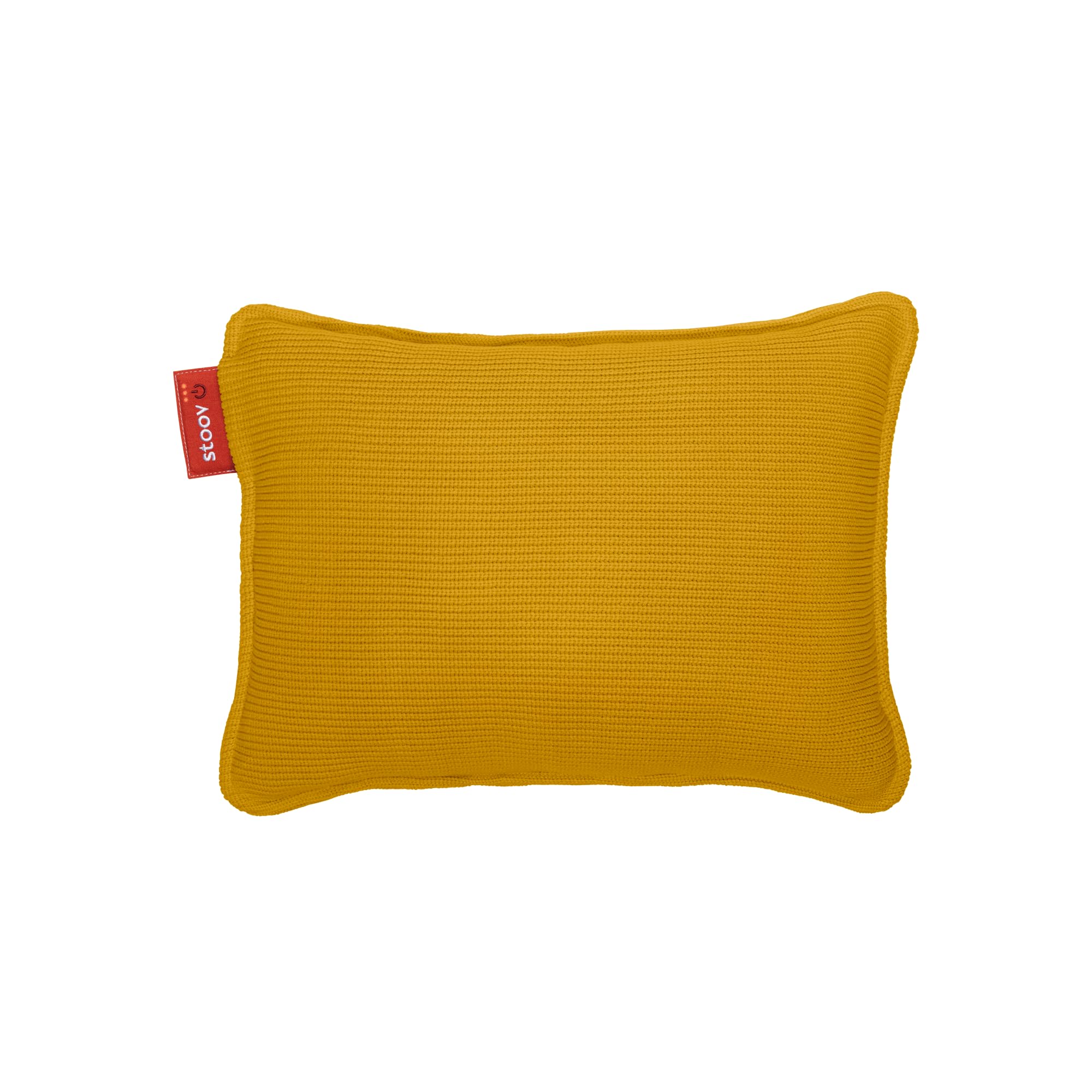 Stoov Heizkissen mit Abschaltautomatik - Kabelloses Wärmekissen mit Standard Akku: 2 bis 4 Std. Wärme - Elektrische Wärmflasche für Rücken & Nacken - Ploov¹ 45x60 cm Gestrickt Grün