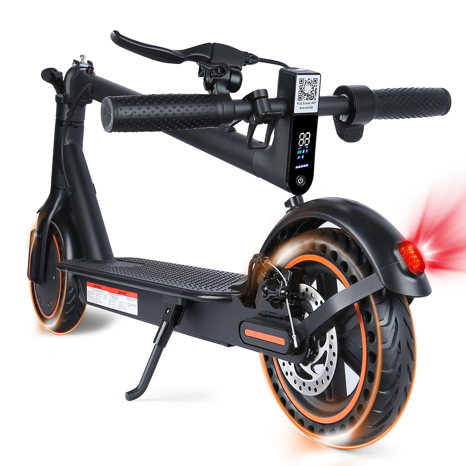Trottinette Électriques, Moteur 500W, 8.5'' Pneu Anti-crevaison, Batterie 36V 7.8AH, 3 Modes Vitesse, Trottinette Électriques Adulte Pliable, Maximum 25km/h, Double Frein, avec APP, Max 120kg