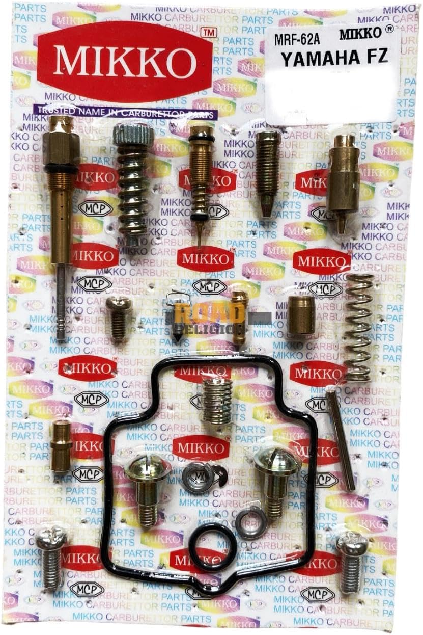 Road Religion Carburetor Rebuild Kit compatible with Yamahaa FZ V1- Crafted with precision
