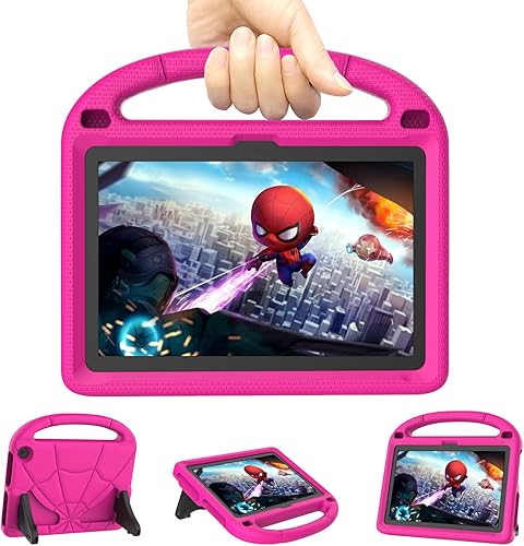 DICEKOO - Funda para tablet Fire HD 8 y HD 8 Plus para niños (1210 generación, versión 20222020), ligera, a prueba de golpes, con soporte de asa, no