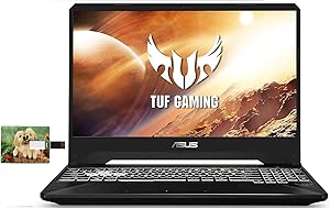 Newest Asus TUF Gaming Laptop 15.6” IPS Level Full HD, Intel Core i7-9750H Processor, GeForce GTX 1650, 16GB DDR4 1TB PCIe SSD WiFi, Windows 10Gigabit Wi-Fi 5 | 32GB Tela USBA Card