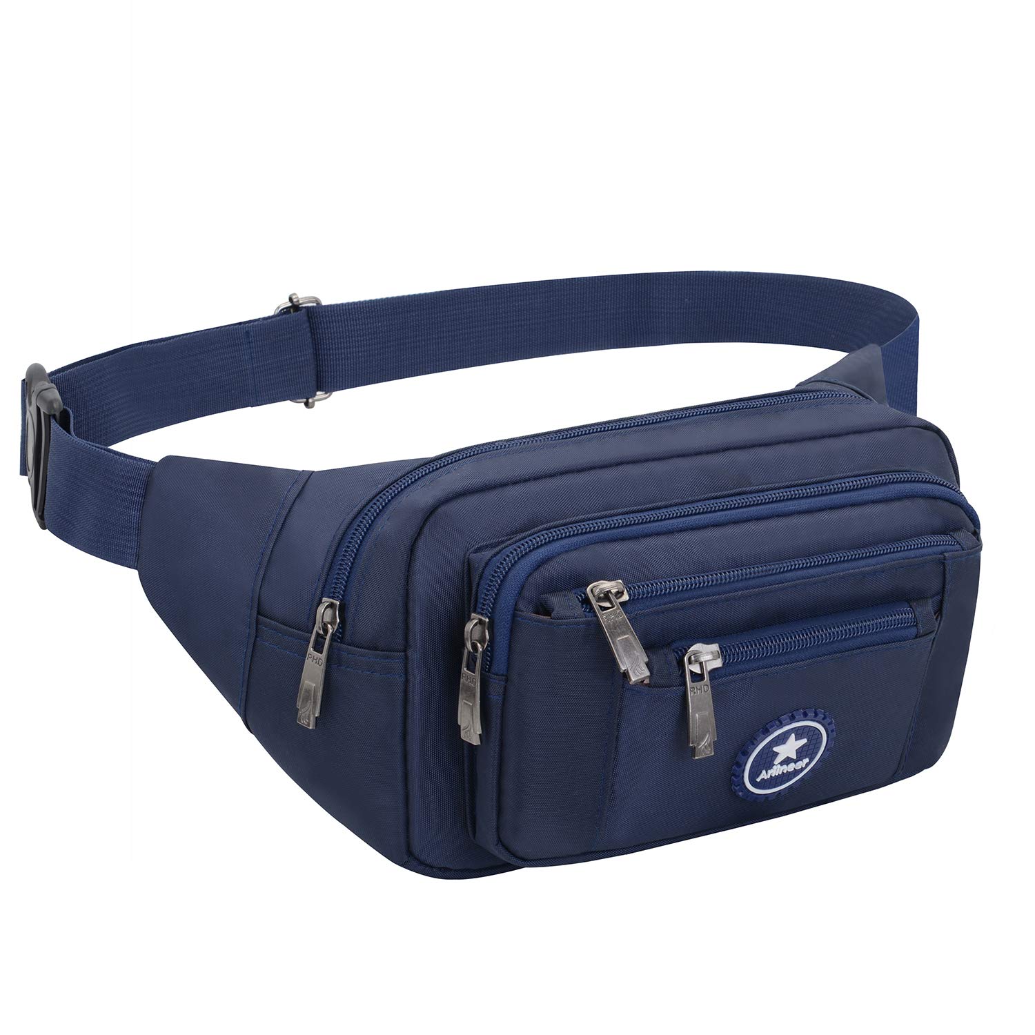 2 Wasserdichte Bauchtaschen Set - Verstellbarer Gurt Für Sport & Reisen