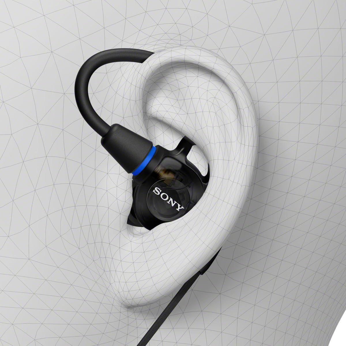 Cuffie intrauricolari con cavo Sony IER-M500 Pro | Auricolari IEM ad alta risoluzione con cavo, isolamento acustico ideali per musicisti, artisti e uso in studio - Nero