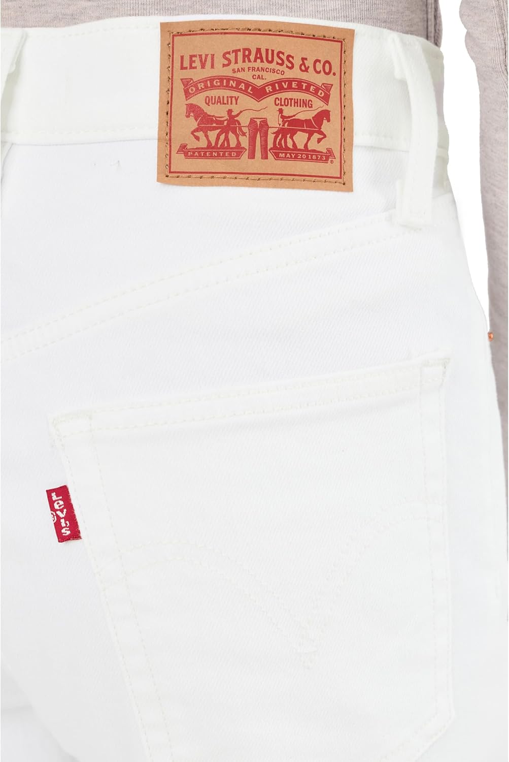 Levi's Womens Ribcage Straight Full Length Jeans - Image 5