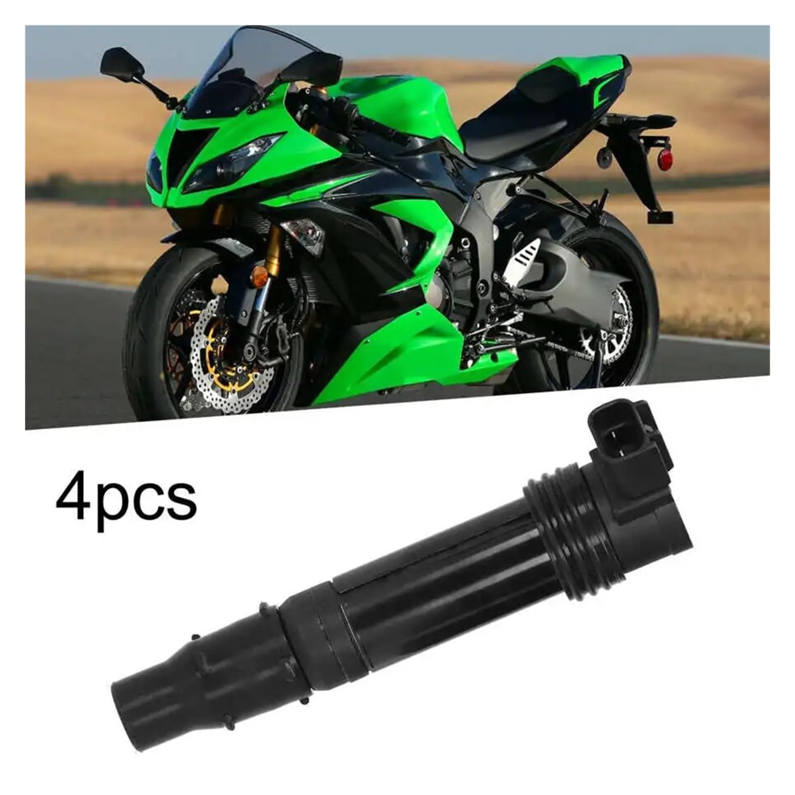 8 個オートバイ点火コイルスティックフィット点火コイルカワサキ ZX636