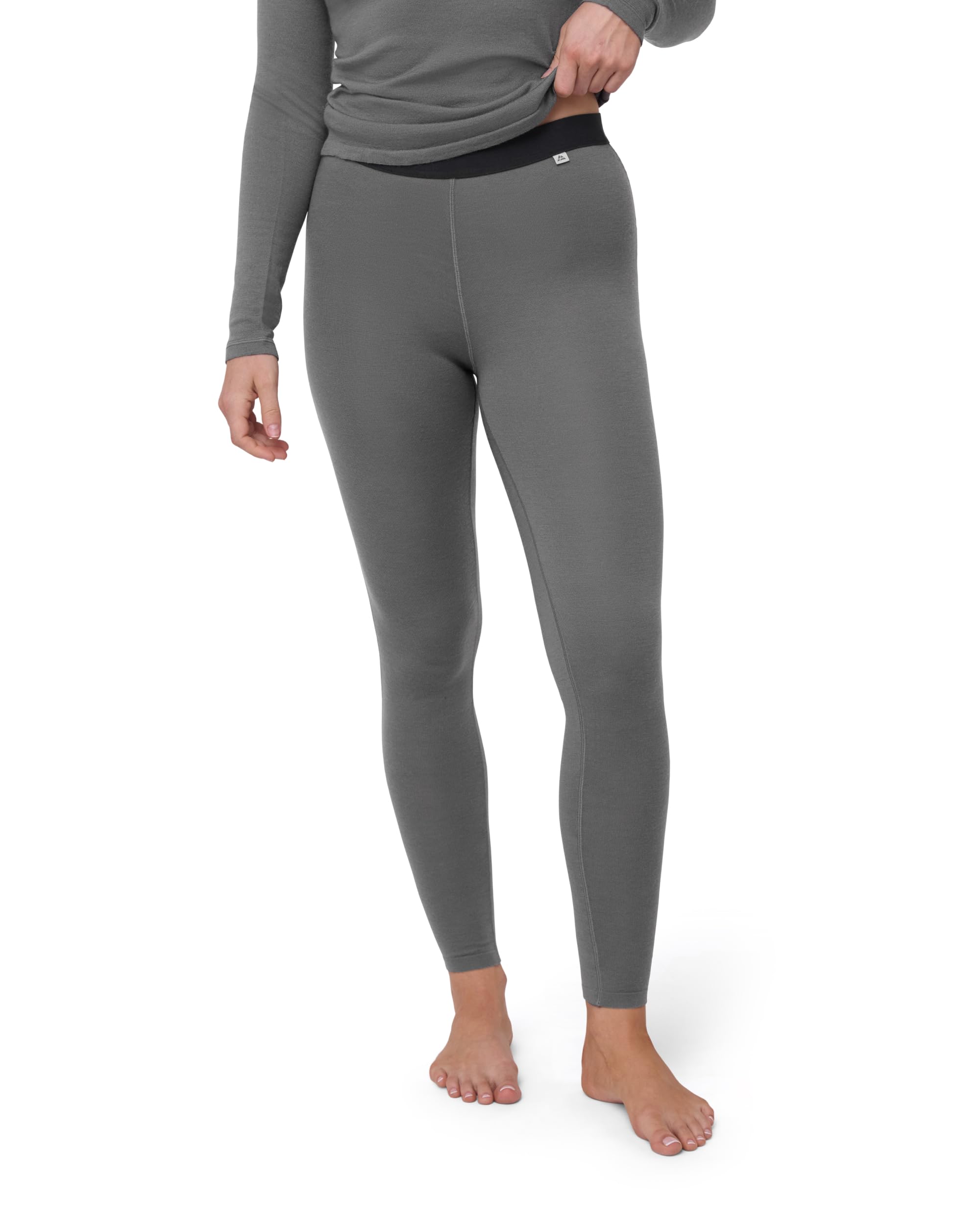 DANISH ENDURANCE Merino Wool Base Layer Tights Women, Warm Thermal