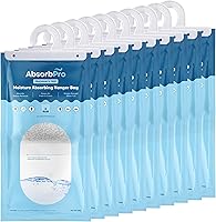 Vista 10 de Recipiente Absorbedor de Humedad con Carbón Activado - Paquete de 6 - Caja Eliminadora de Olores Desechable de 10.5 oz y Deshumidificador