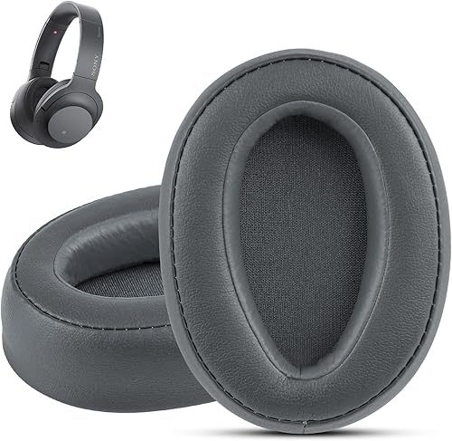 Krone Kalpasmos Almohadillas de repuesto para auriculares Sony WH-H900N h.Ear on 2 y Sony MDR-100ABN, cojines de auriculares Sony compatibles con