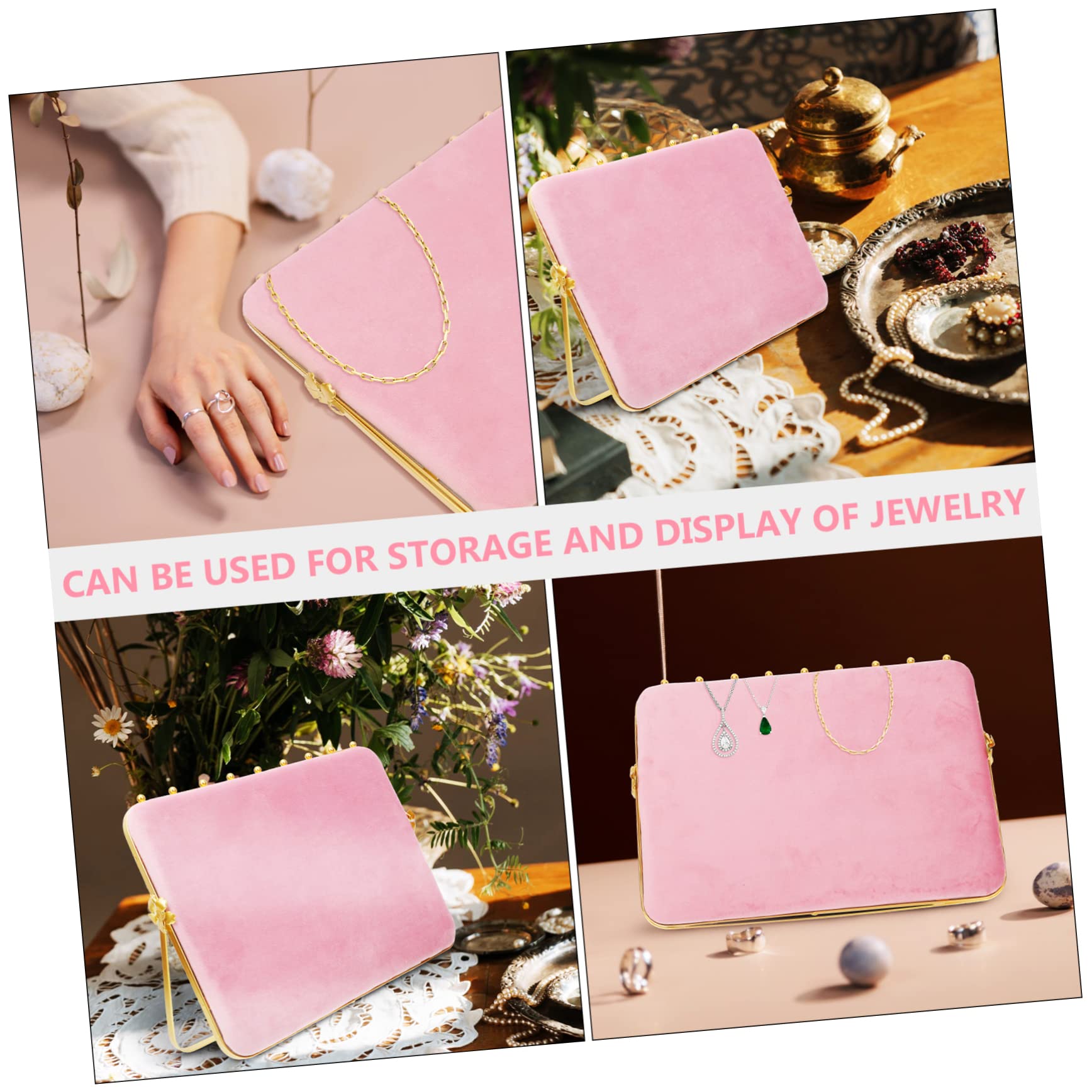 Espositore in Lega Nordico in Stile Rosa Gioielli Metallo e Struttura Organizer Multifunzionale Decorazione da Elegante Orecchini Tavolo
