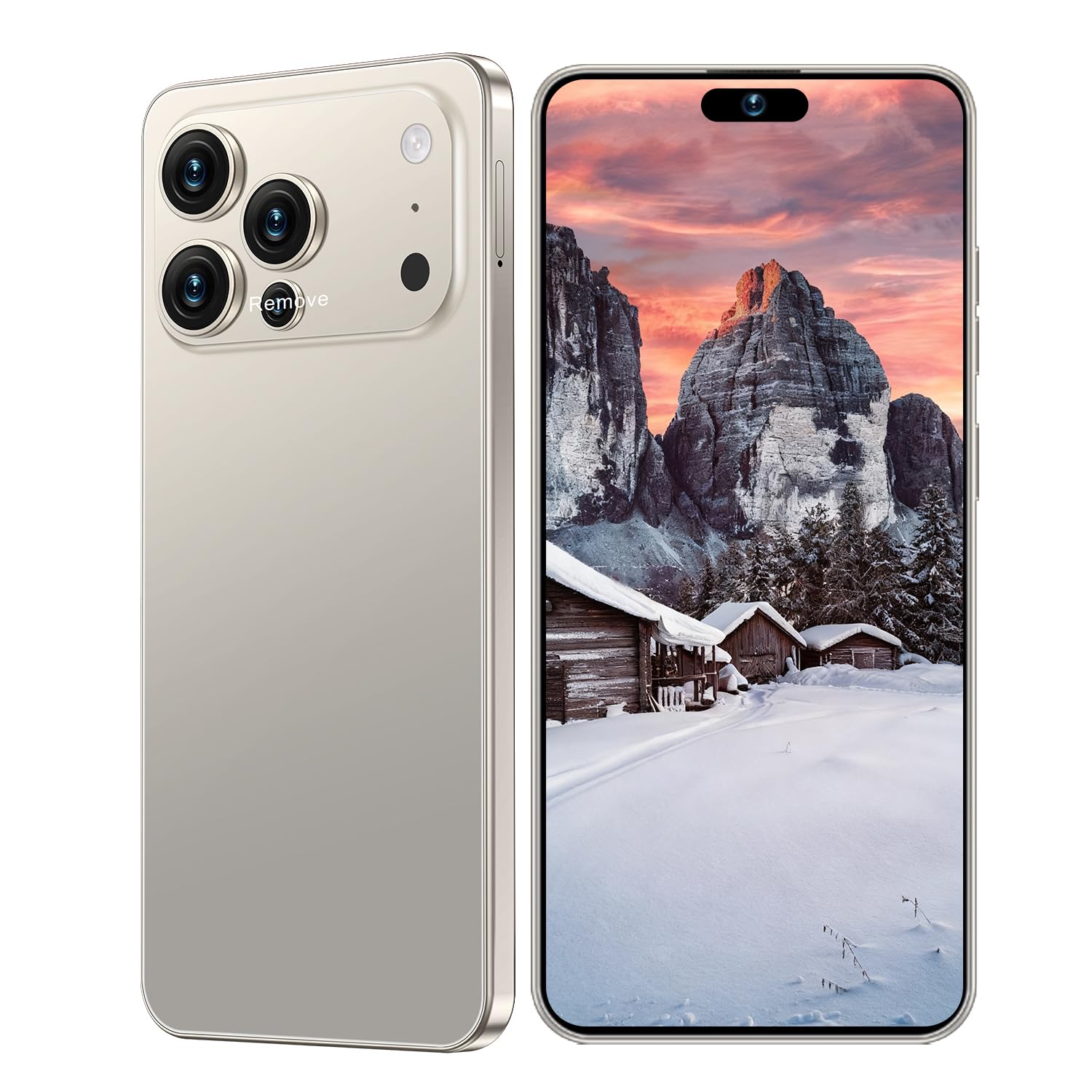 Ecshock 17PM Unlocked Phone | Cell Phone Android 15.0 | 16+512GB Smartphone| 6.99" HD Display | Long Battery Life 7000mAh | 68+108MP Zoom Camera| Fingerprint Lock | with Dual SIM (Gray)