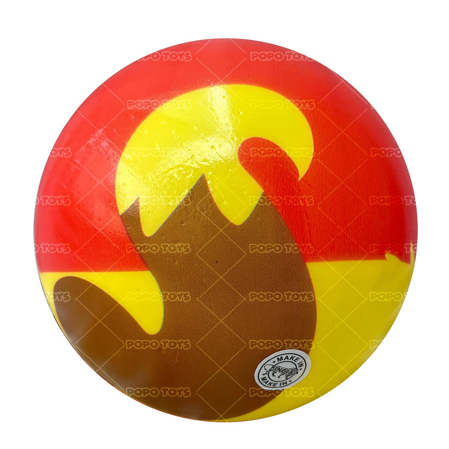 Beach Football | PVC Foam Beach Ball | No Air Needed | Light Weight & Safe Kids Playball | Best Use at Pools, Beach, Outdoor & Indoor Play | Dog | Multicolor| Popo Toys® 4