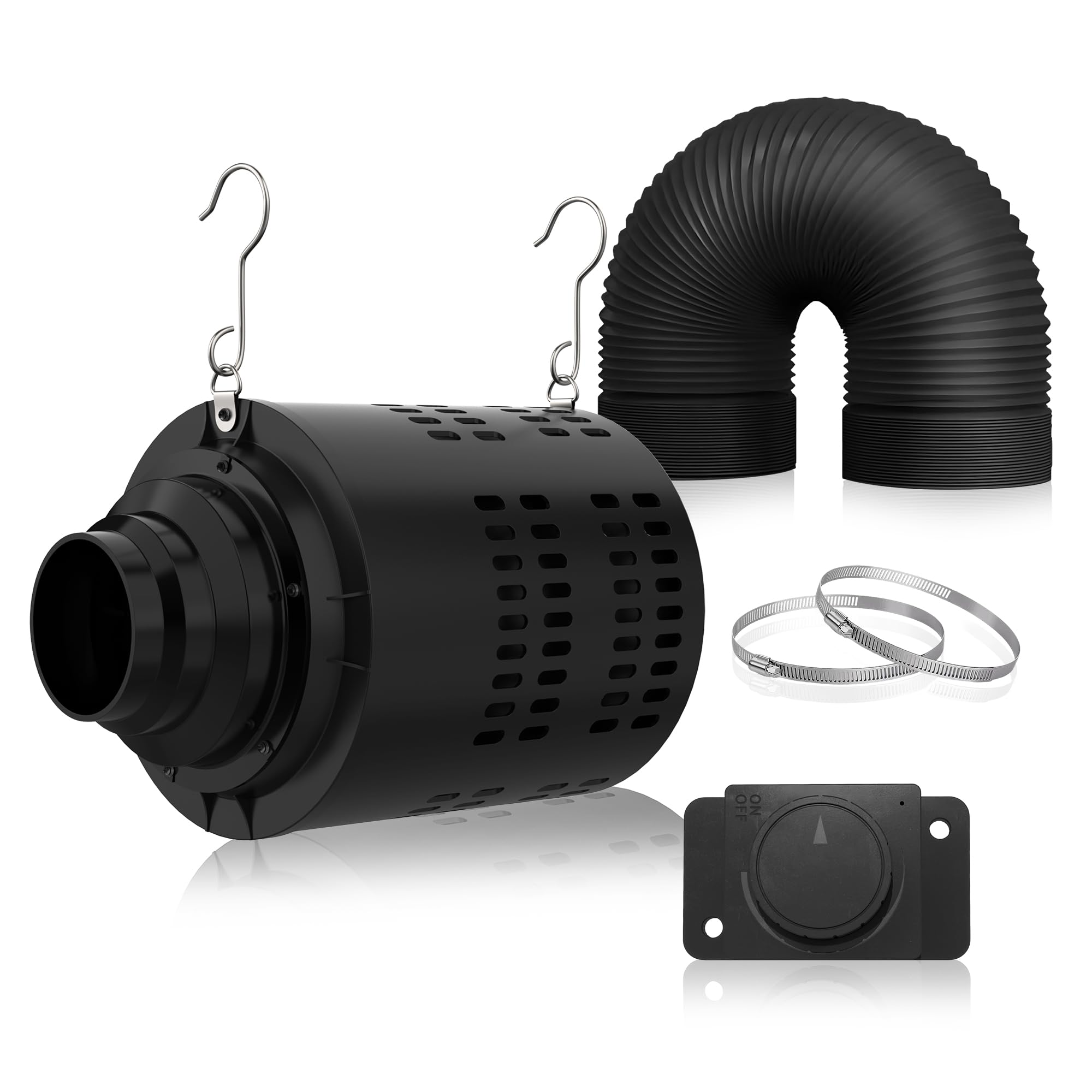Indoor Growing Belüftungsset - Dual Fan Kit Mit Kohlefilter & Smart Control
