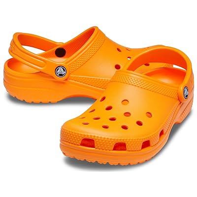 Crocs Classic Clogs Clog Shoes Orange Zing