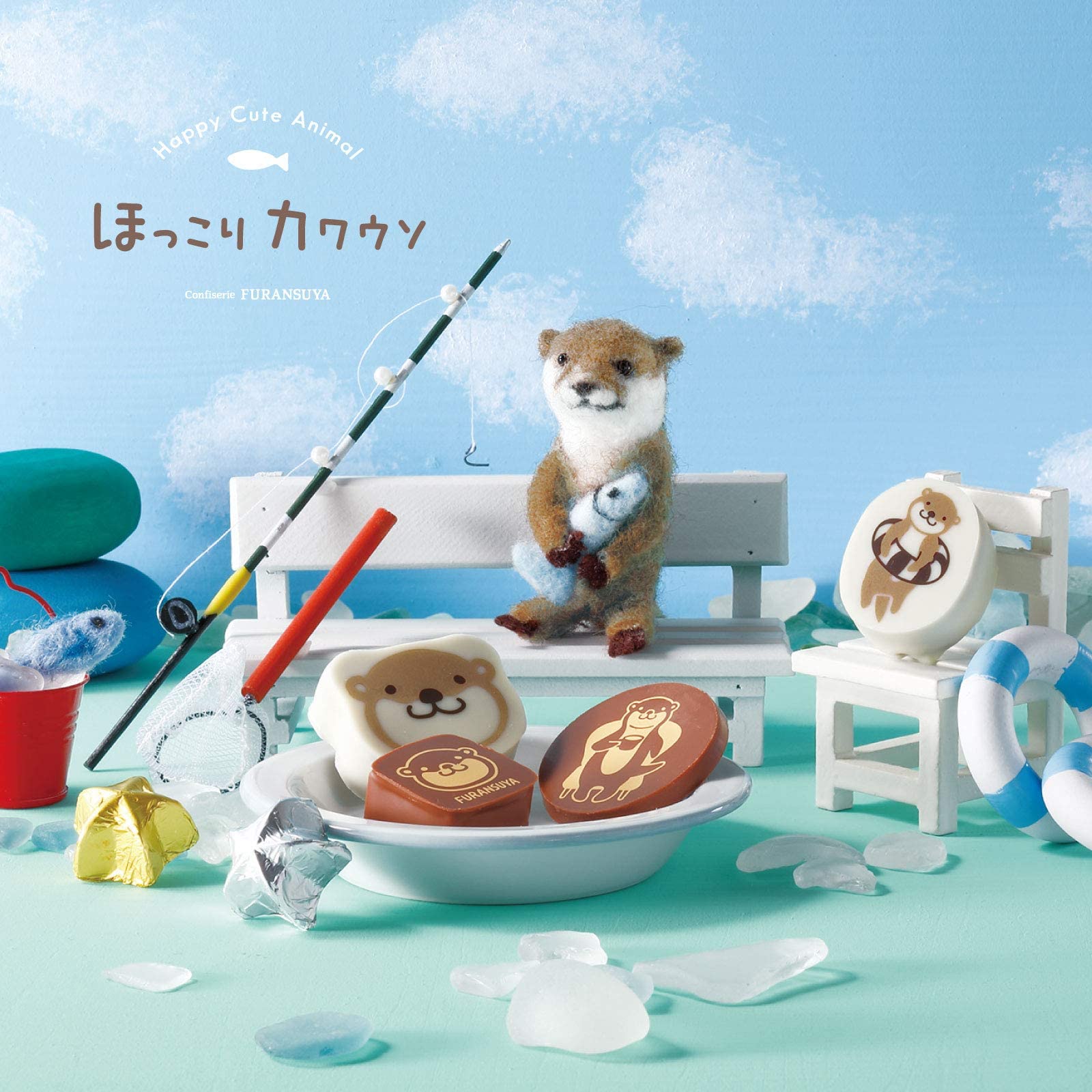 Amazon | フランス屋製菓 8331 フランス屋製菓 K11 なかよしカワウソ