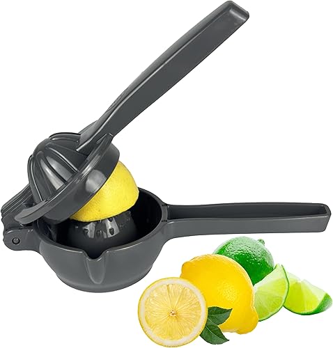 Exprimidor de limón, exprimidor manual duradero para cítricos, naranjas, limones, etc. Diseñado para extraer la mayor cantidad de jugo posible, apto