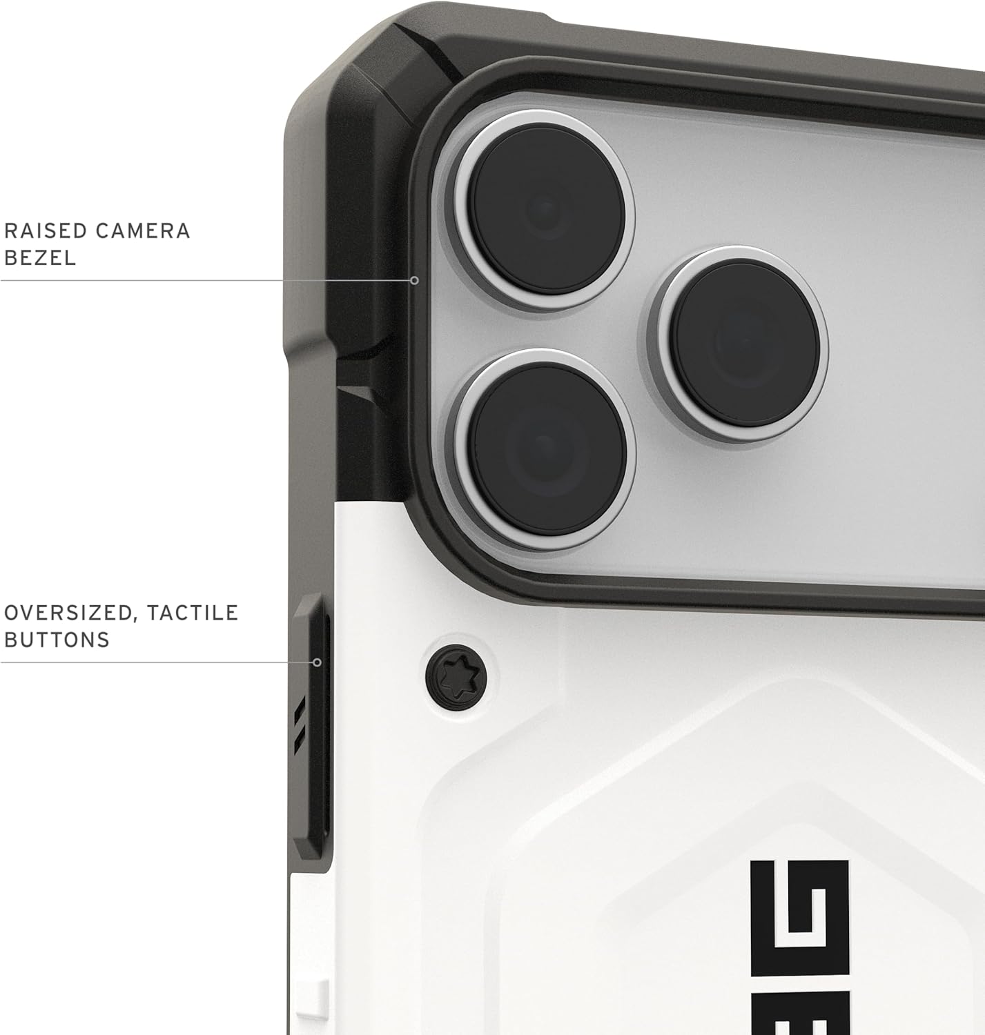 URBAN ARMOR GEAR UAG Designed for iPhone 17 Pro Max Case Pathfinder - Compatible with MagSafe Military Grade Protective Cover, White