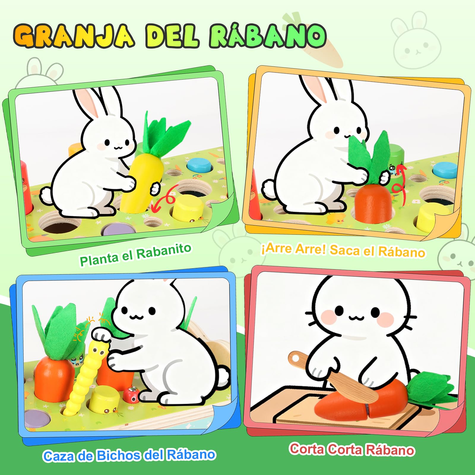 BuzzoXerex Juguetes Montessori 1 Años, 9 en 1 Juguetes Madera con Juguete de Martillo, Xilofono, Juego de Pesca y Laberinto Numérico, Interactivo Educativos Regalo Niño 1 2 3 4 Años