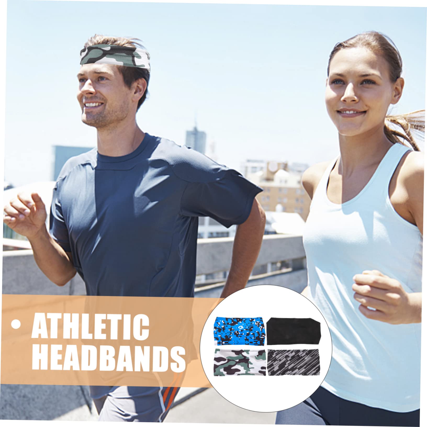 Toddmomy 4 set Fasce Sportive Per Fasce Sportive Per Fasce Sportive Per Uomo Fasce Elastiche Per Fasce Per La Corsa Per Uomo Fasce Per Lo Yoga Accessori 4 pezzi * 4