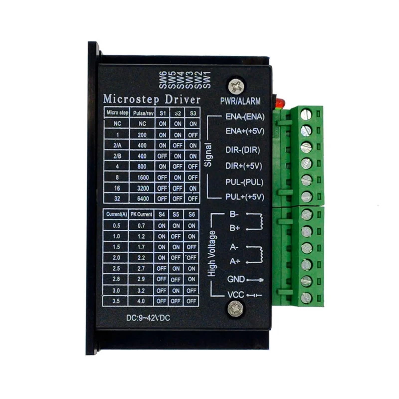 EKFBQBGW TB6600 (HY-DIV268N) for 42 57 Stepper motorStepper electronic starter Driver cintroller Nema17 Nema23 Two Phase Hybrid Stepper electronic starter