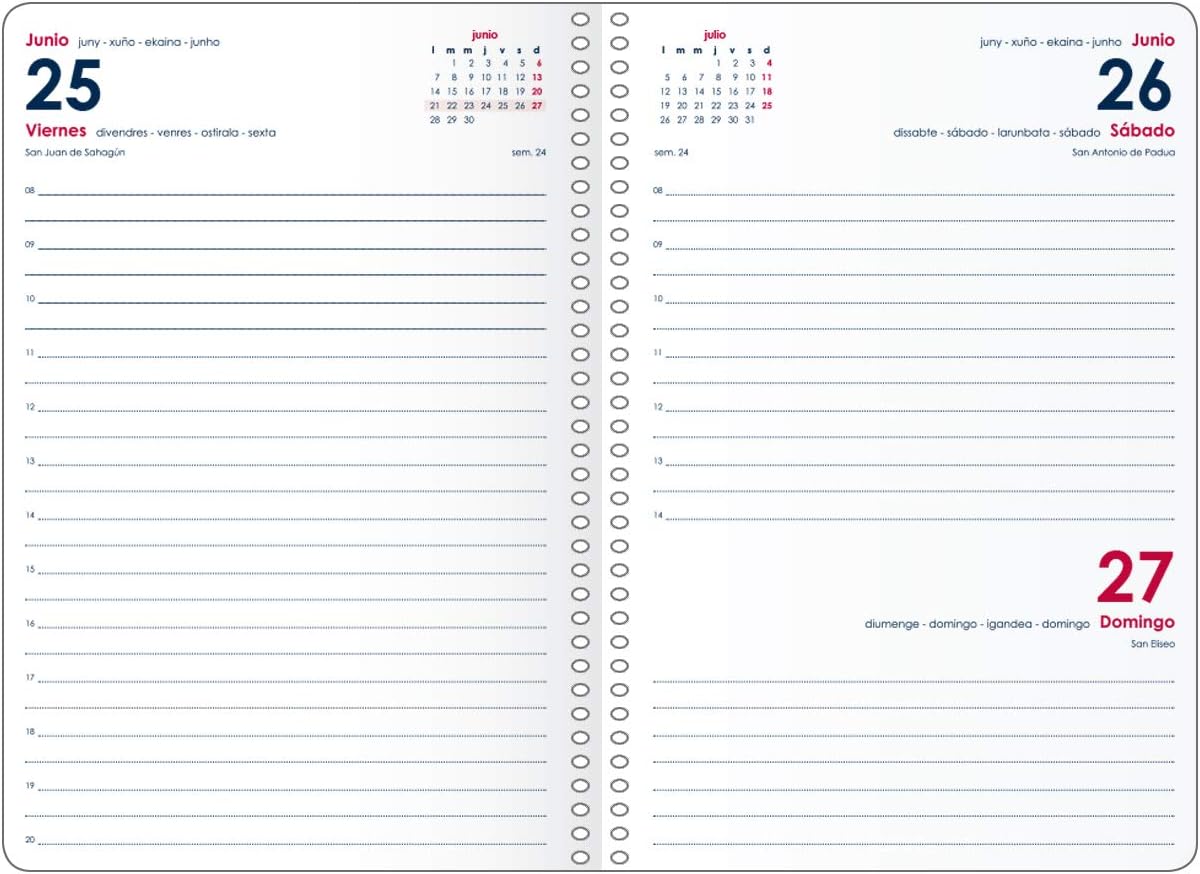 Dohe SOS Children's Village Diary - Day Page - 12.5 x 18 cm