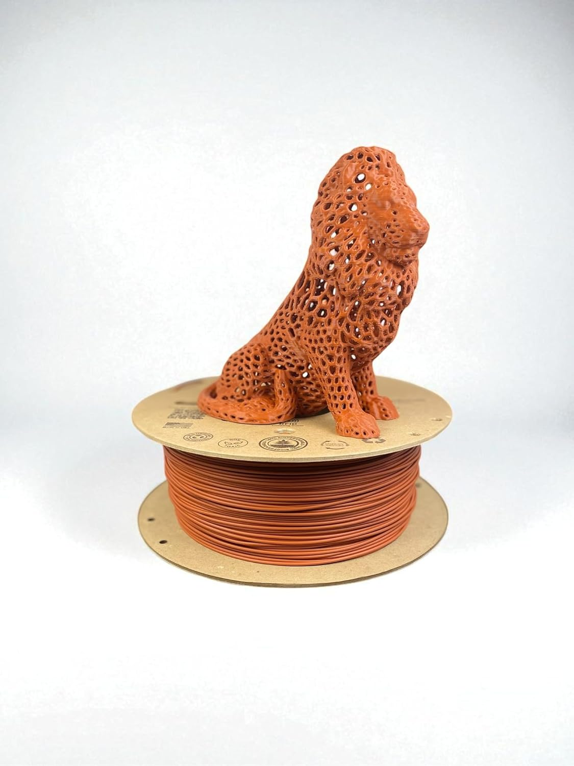 ecogenesis genPHA™ Filament, PHA Filament 1.75mm, 1kg Spool(2.2lbs) Accuracy +/- 0.05mm, Fits Most FDM 3D Printers, Cinnamon(Red)