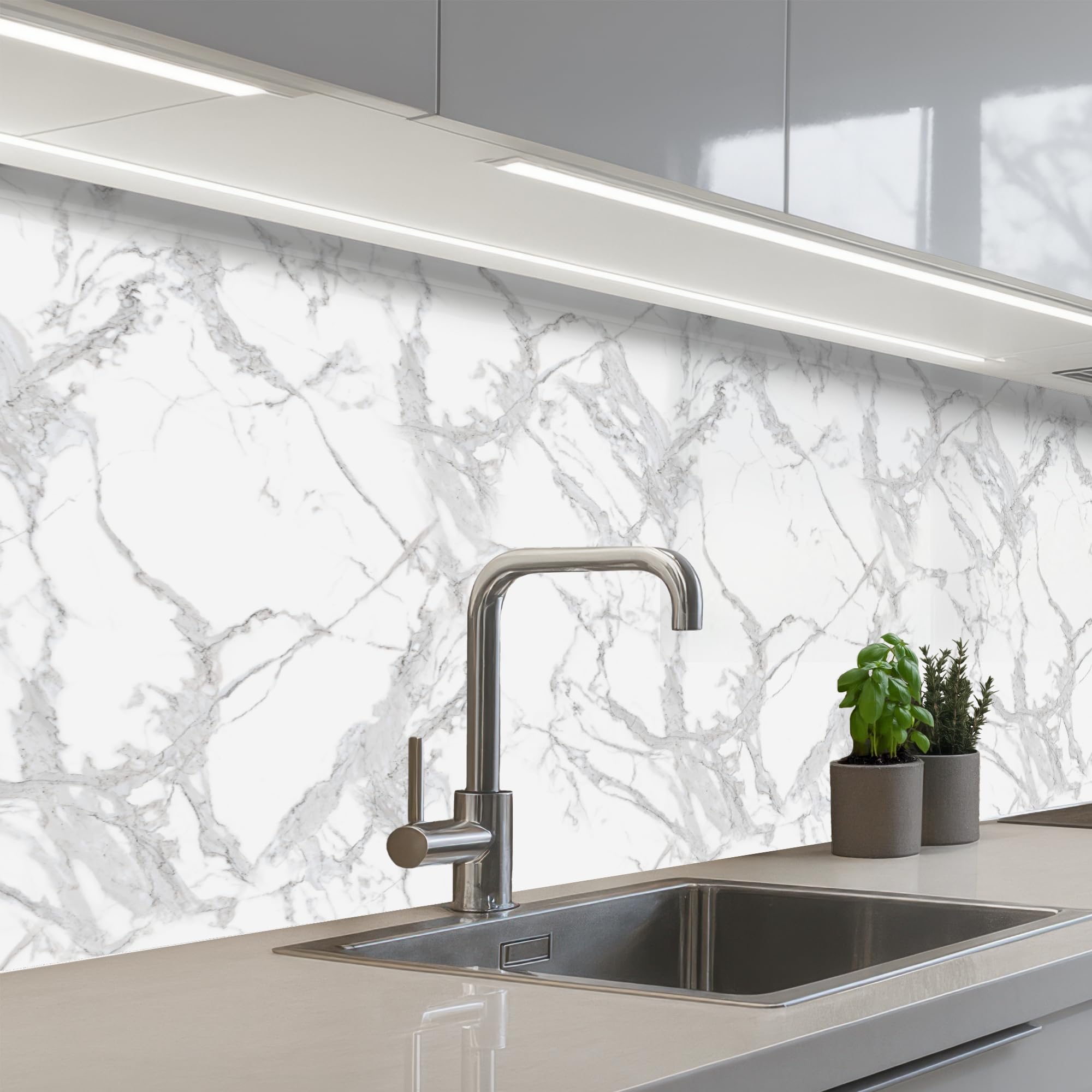 KitchenYeah© Splashback for Kitchen self Adhesive Sink Splash Splatter — image 1