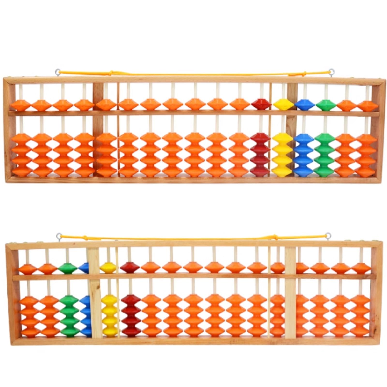 Abaco Scuola Primaria 17 Cifre in Legno Appeso Abaco Calcolatrice Cinese Conteggio Matematica Strumento di Apprendimento for Insegnare Ai Principianti Abaco Matematica Educativo