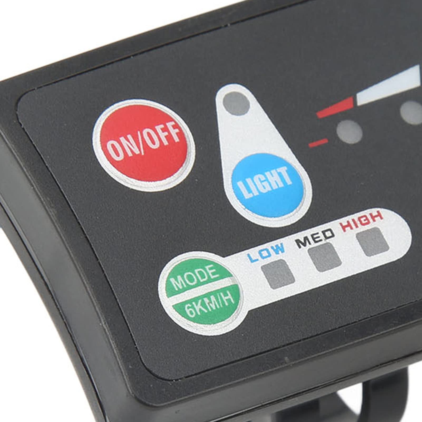 Elecc Ycle Display Abs Lightweight Led Display Meter With Contor For Modification Elecc Scooters Instruments (36V)