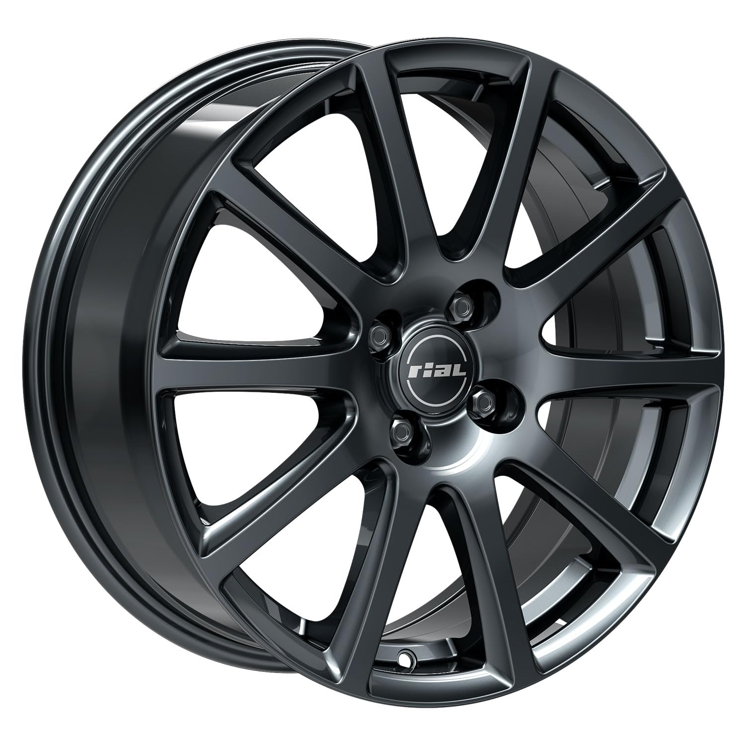 4x Llantas Rial Milano 5.5Jx14 ET43 4x100 titanium compatible con KIA Picanto Rio