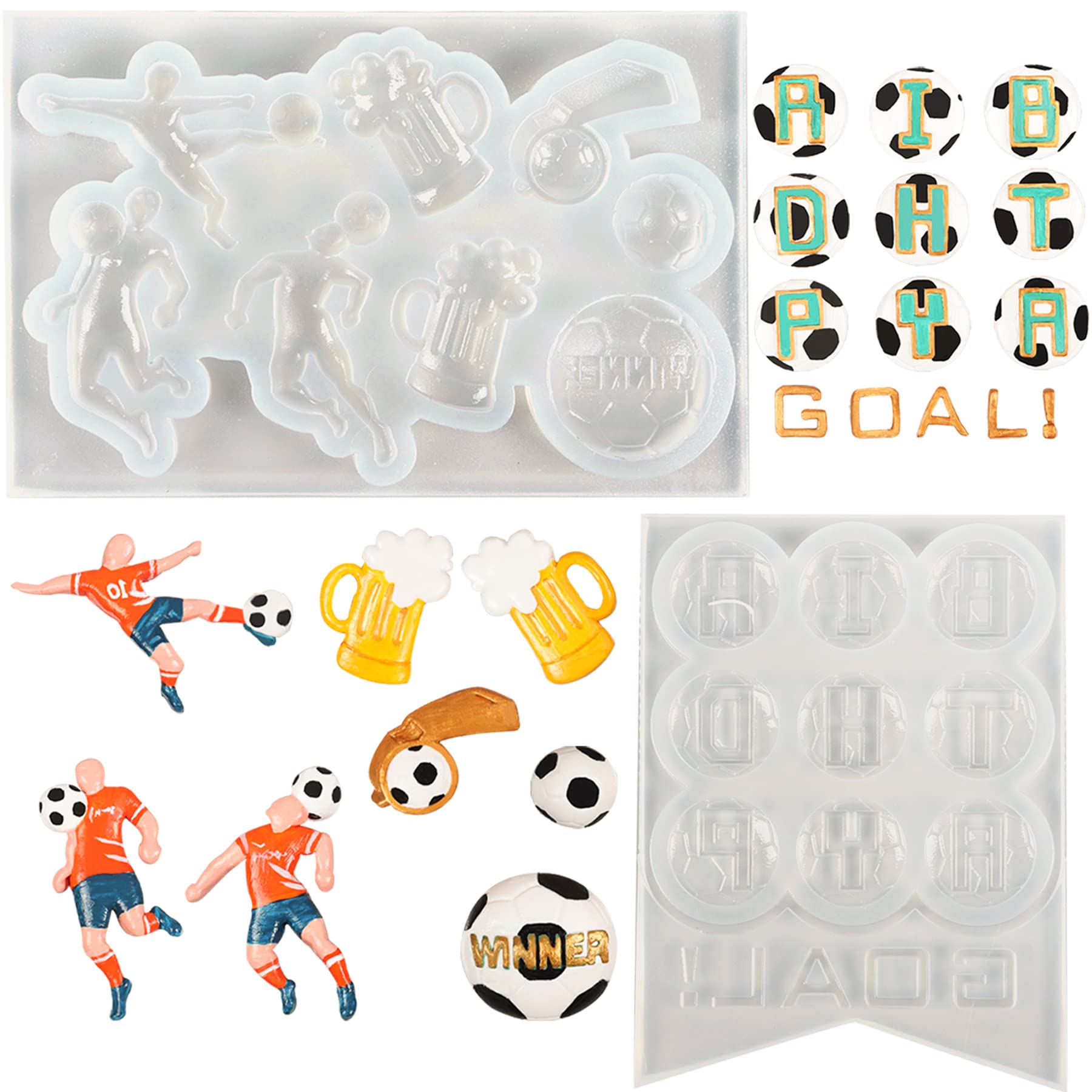 Voetbal Cupcake Pakket koop je bij Happy Baking