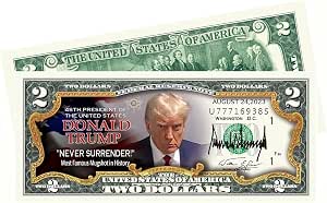 Donald Trump 2 Dollar Bill - Unique Collectible with Historic Portrait ...