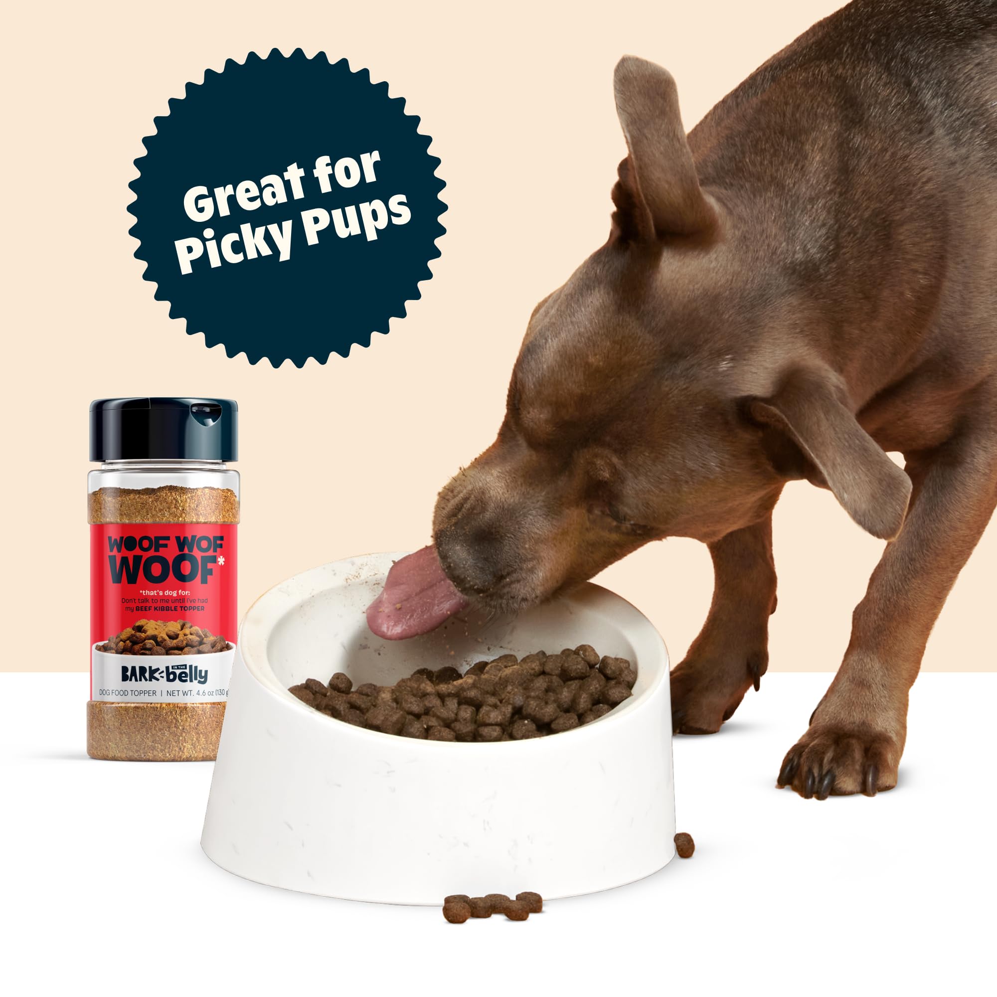 Barkbox Bada Bing Beef Dry Dog Food, Toppers with High Protein and