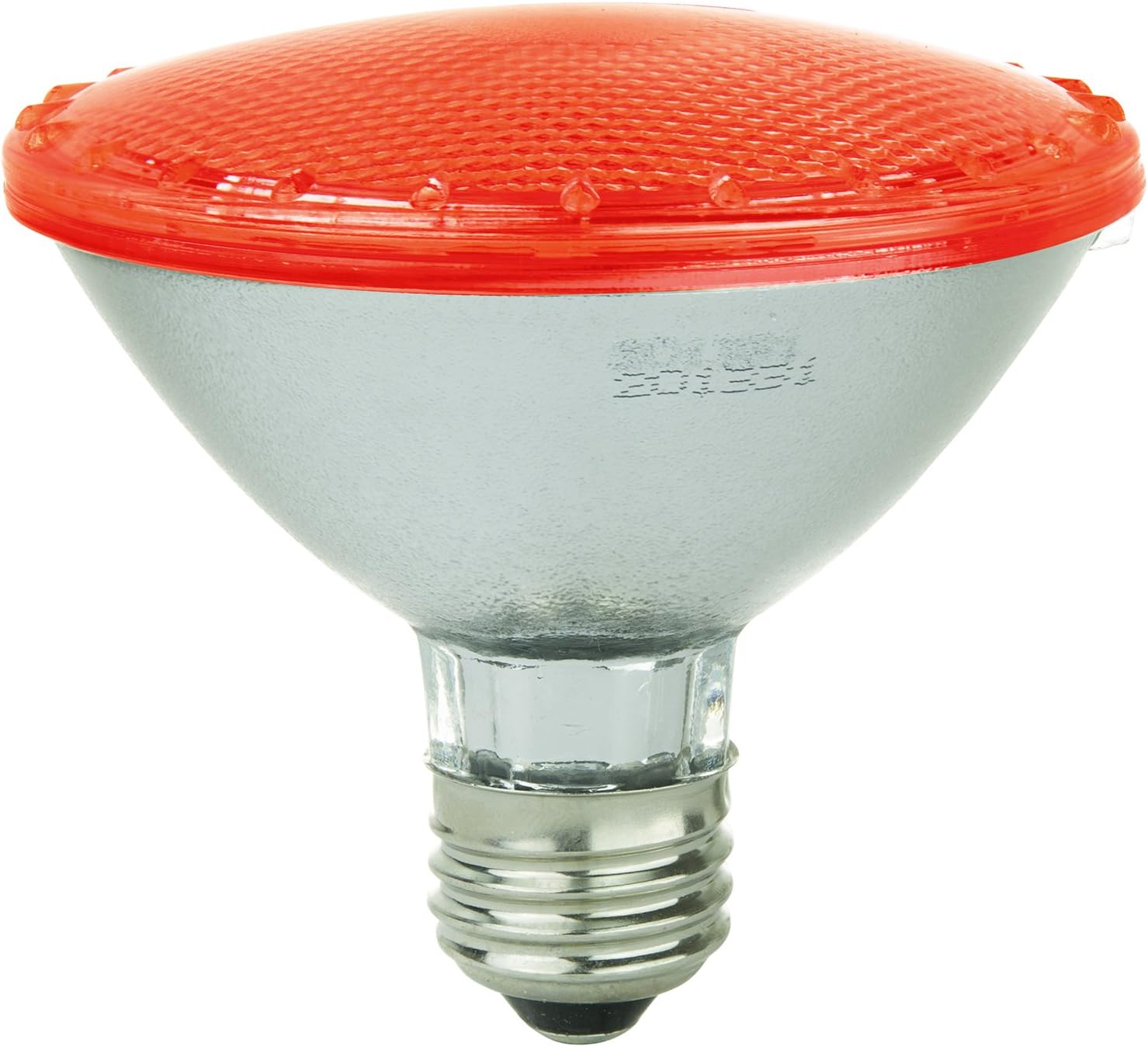 Sunlite 80023-SU LED PAR30 Short Neck Colored Wildlife Friendly Light Bulb, 3 Watts, (25W Equivalent), E26 Medium Base, 30,000 Hour Lifespan, Red 1 Pack