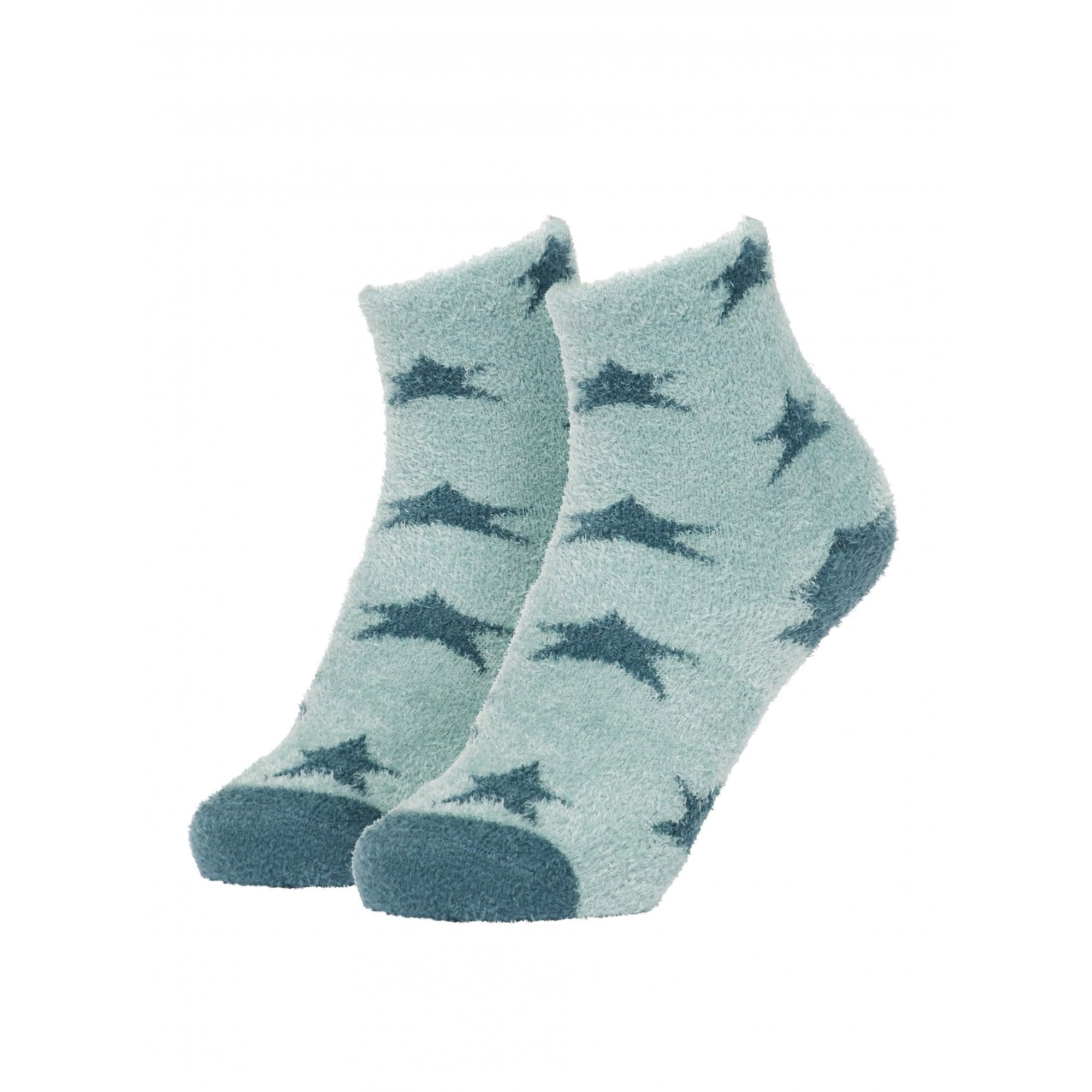 LeMieux Mini Sasha Star Fluffies Petrol - Super Soft - Ideal Under Wellies - UK 9-12