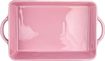 10 Strawberry Street Daisy Rectangular Baker, Pink